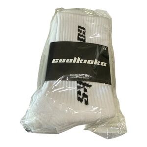 CoolKicks Cotton Crew Socks – 3 Pack White